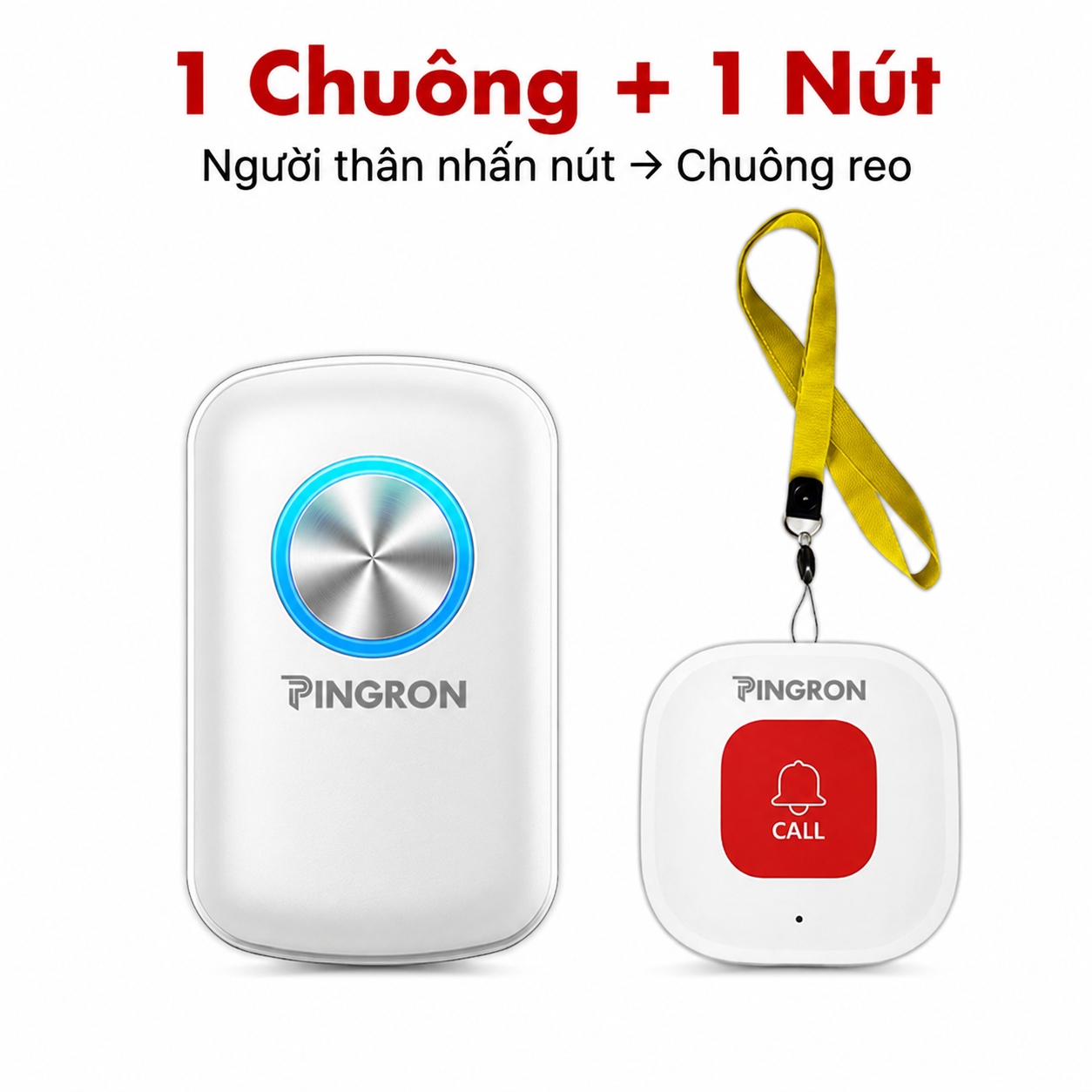 1 chuông C10 + 1 nút N03