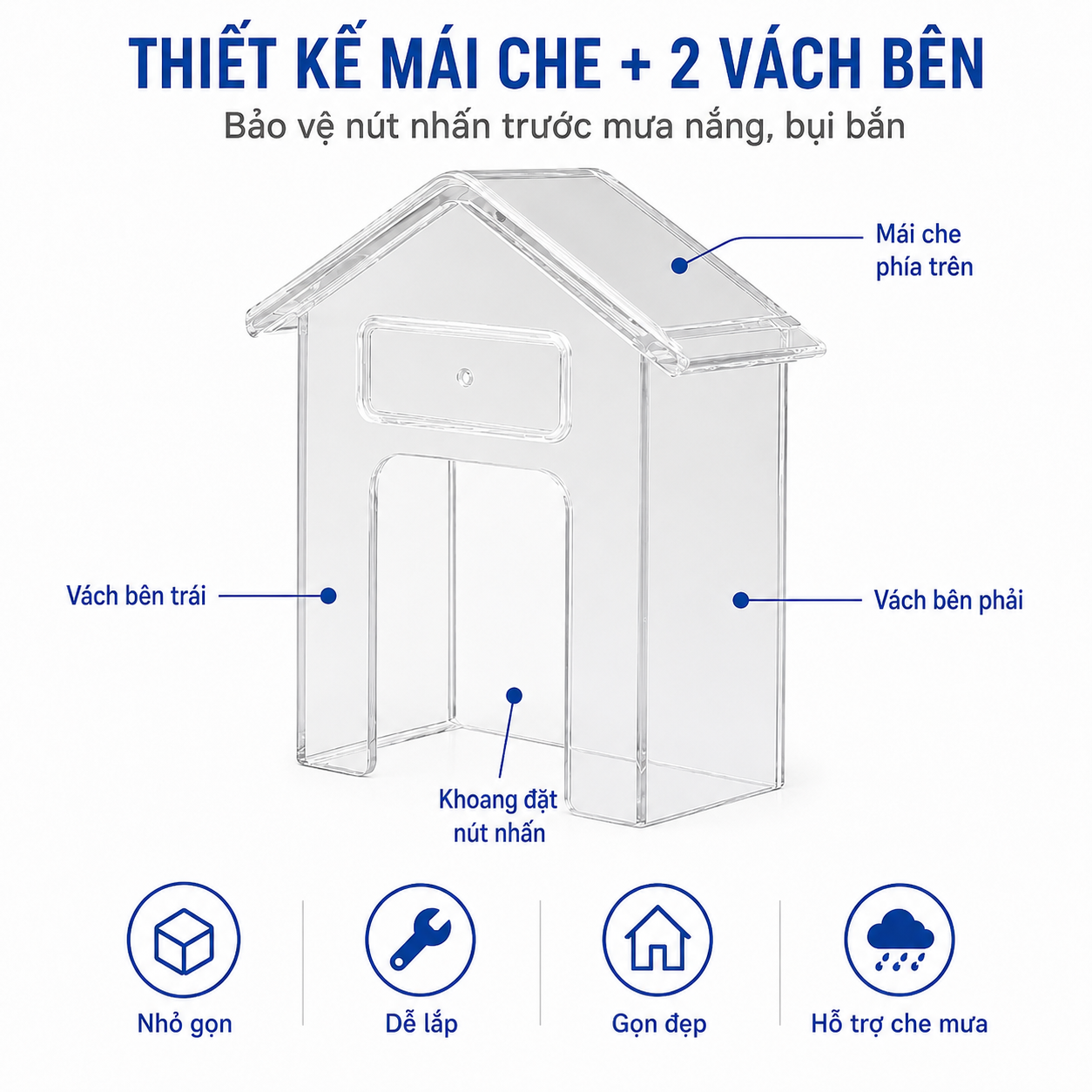Chuông báo khẩn cấp người già Pingron S016W kèm nút SOS N03 / N02 / DB06 – image 4