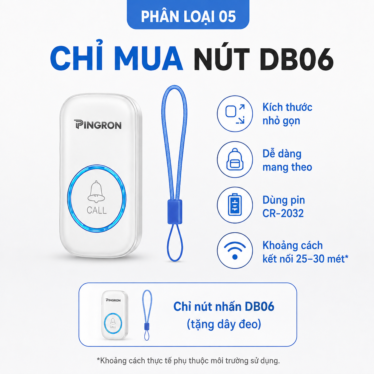 Chỉ mua nút DB06