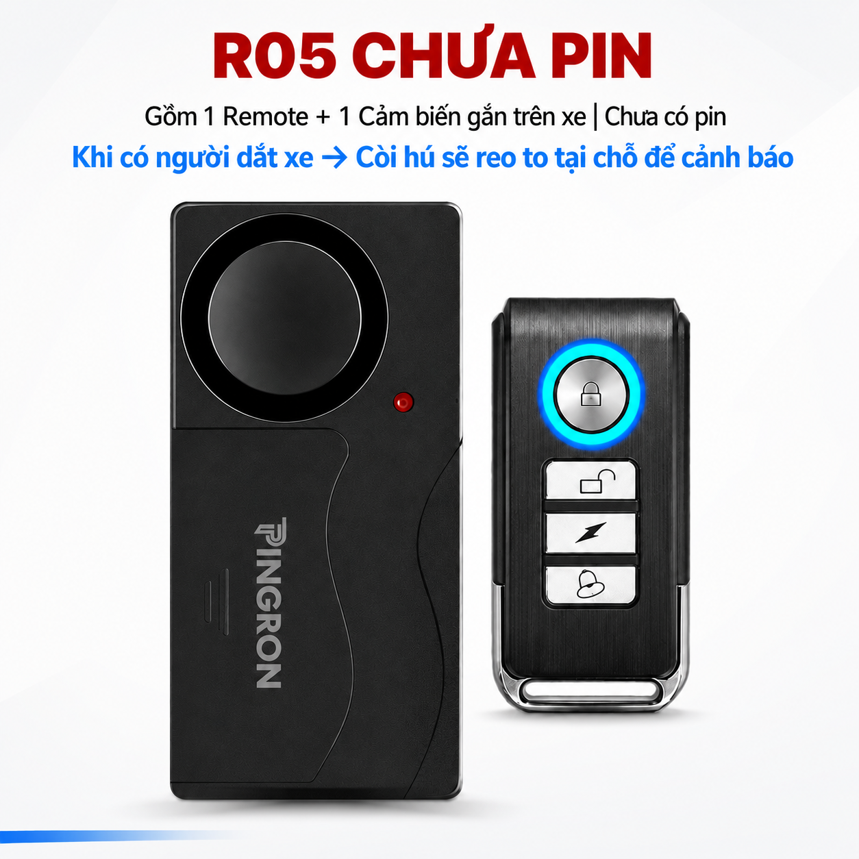 R05 chưa pin