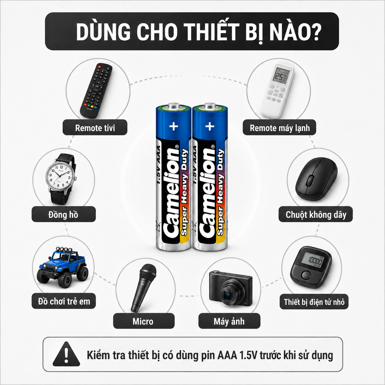 Pin AAA Super Heavy 1.5V 470mAh – Bộ 2 viên – image 3