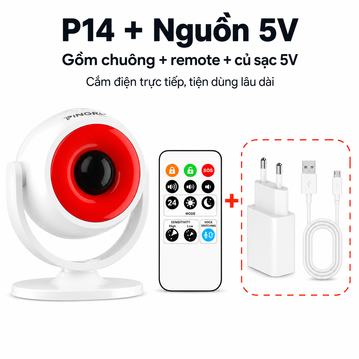 P14 + Nguồn 5V