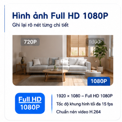 Camera WiFi EZVIZ H6c 1080P quay quét, hồng ngoại ban đêm – ảnh 3