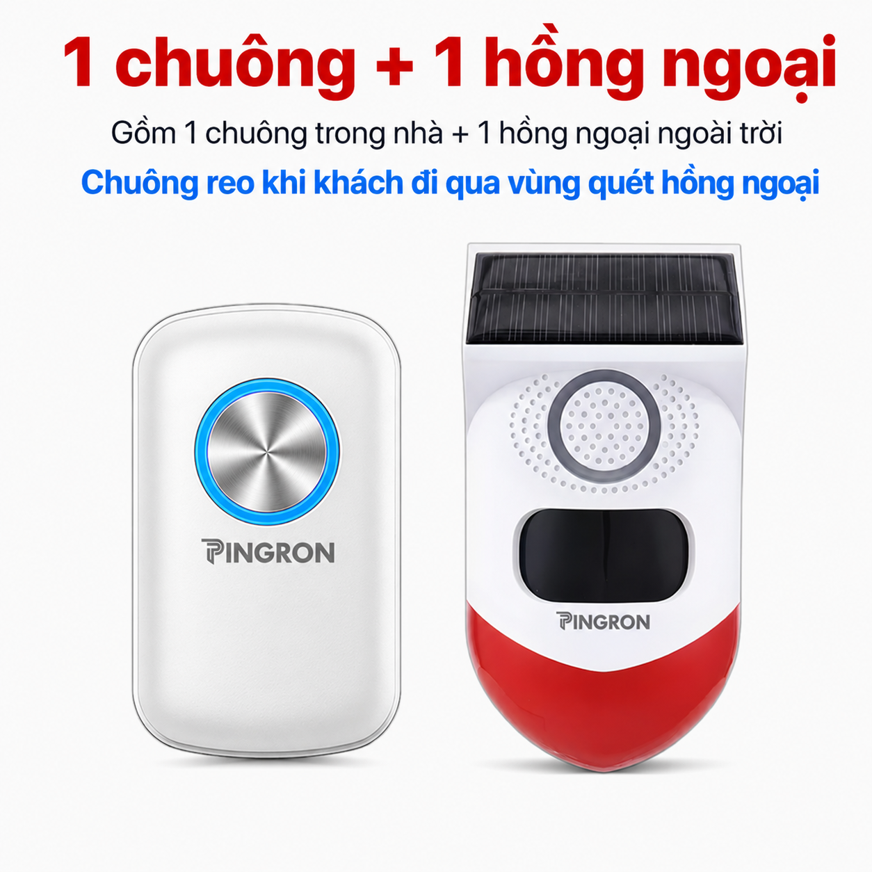 1 chuông + 1 hồng ngoại