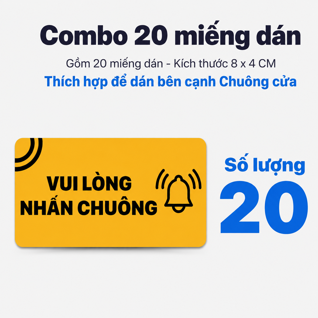 Combo 20 miếng dán