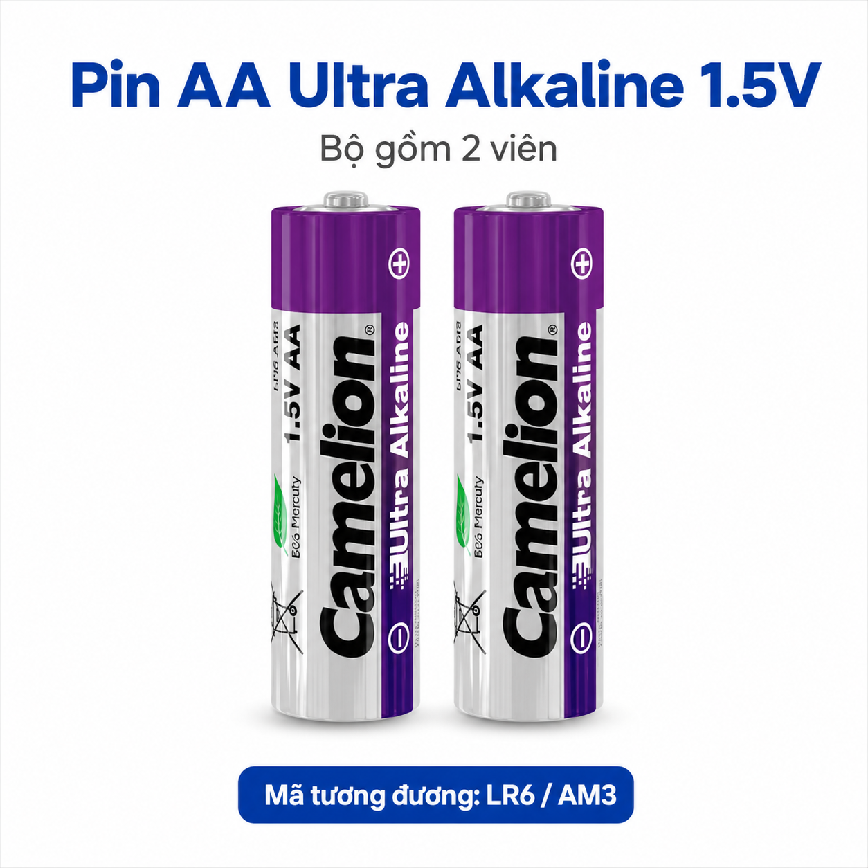 Pin AA Ultra Alkaline 1.5V dung lượng cao – Tùy chọn 2/4/6/8/10 viên