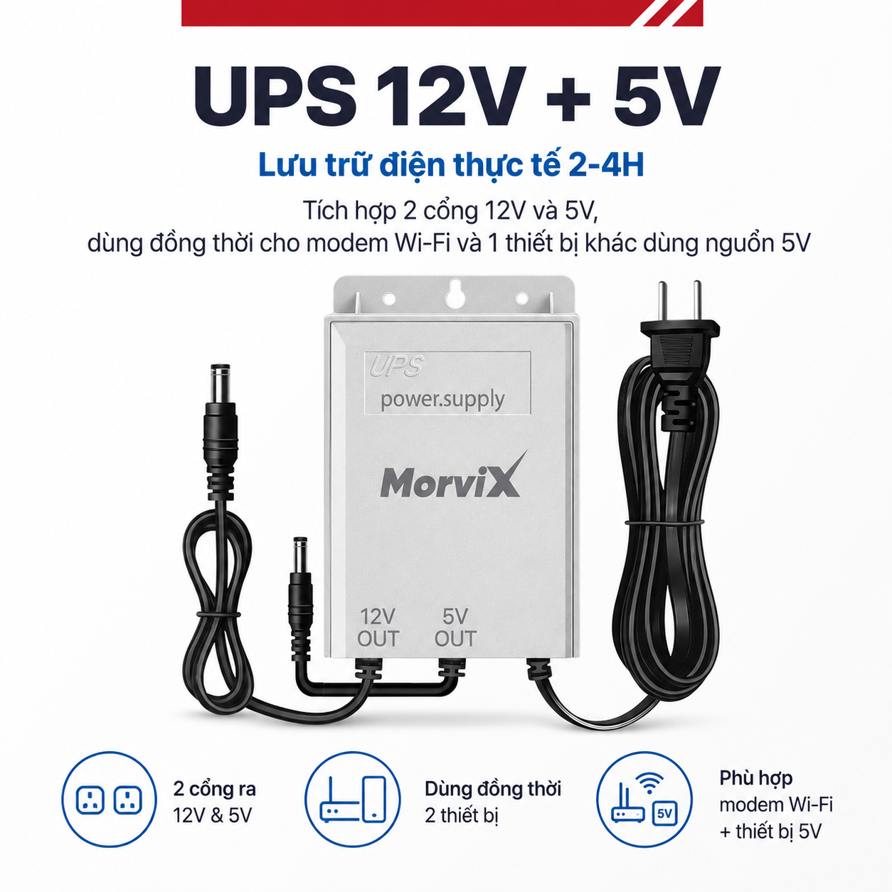 UPS 12V + 5V