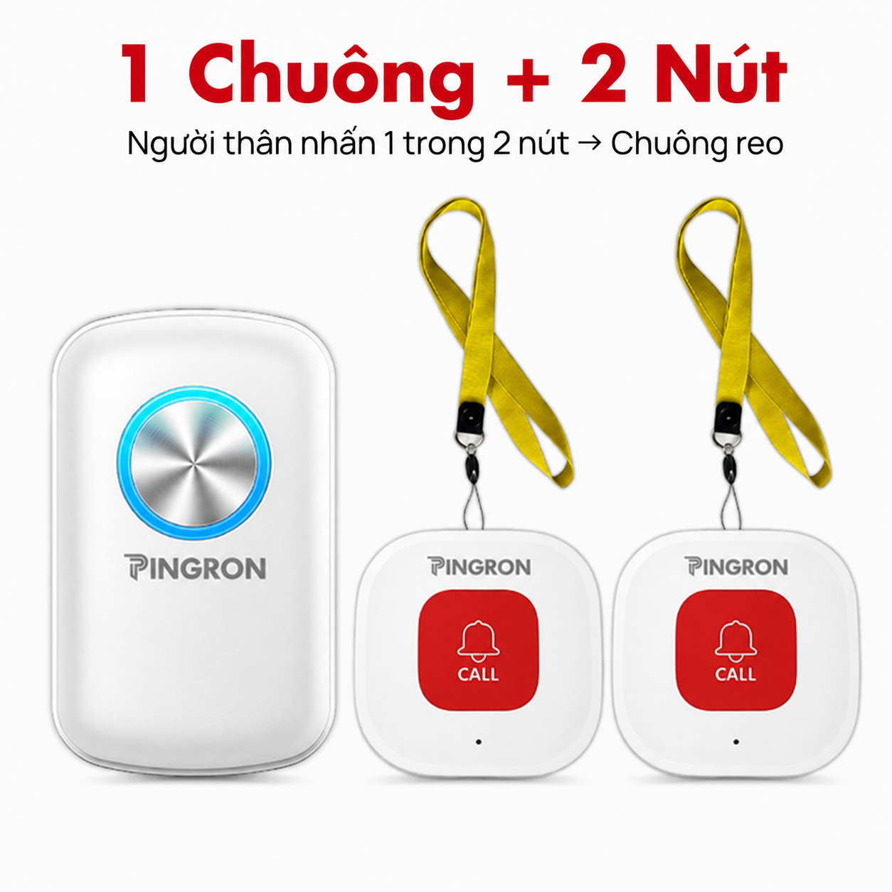 1 chuông C10 + 2 nút N03