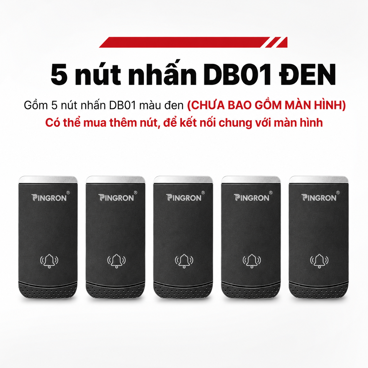 5 nút DB01 Đen