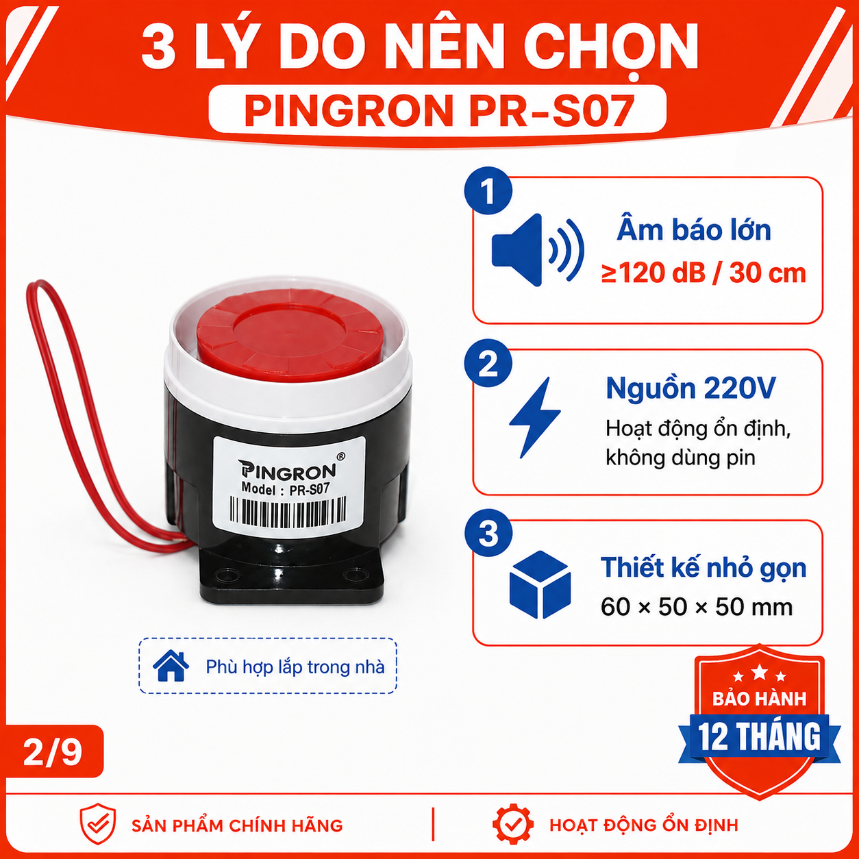 Nguồn Adapter 12V 2.5A  Sử Dụng Cho Các Thiết Bị Điện Dùng Nguồn 12V – image 2