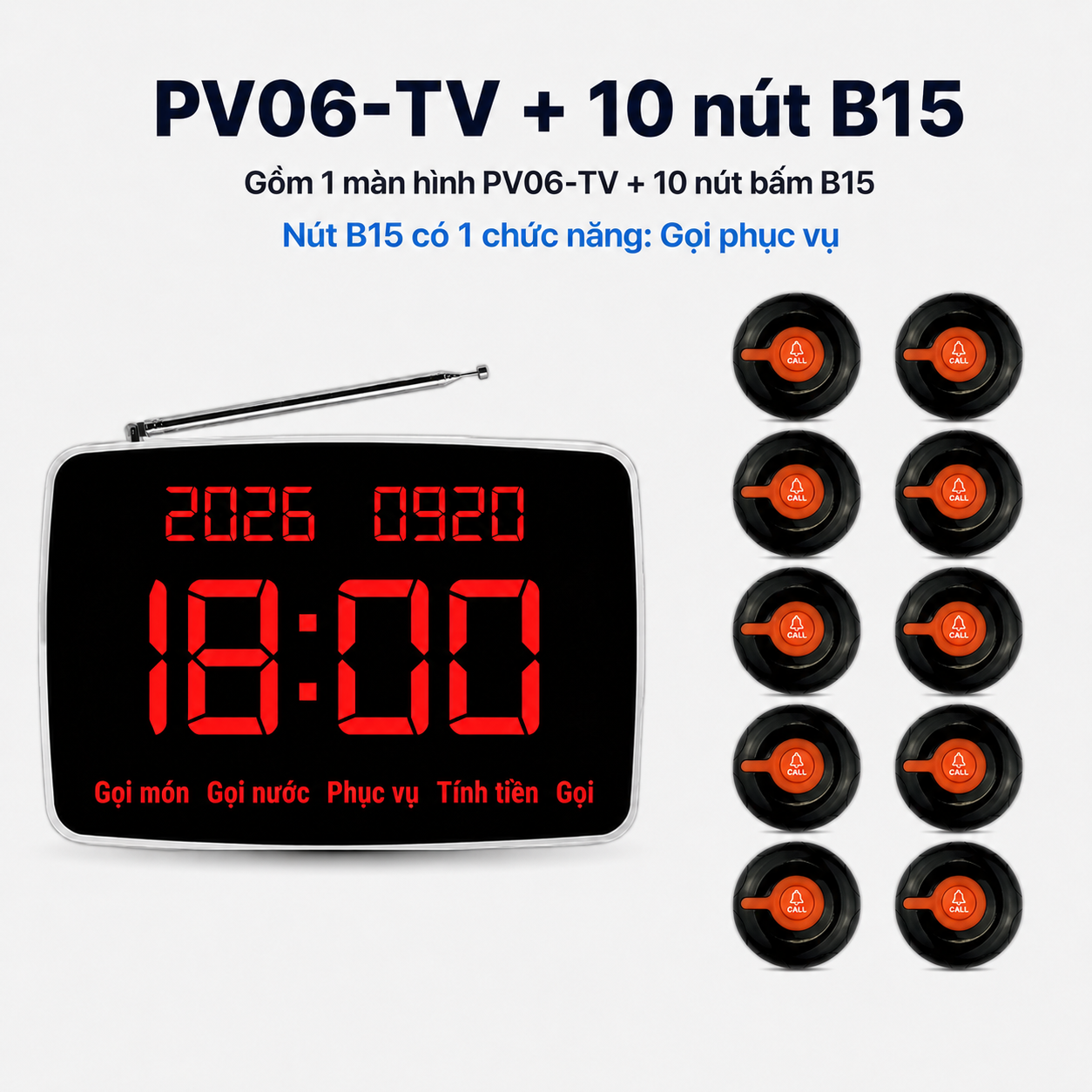 PV06-TV + 10 nút B15