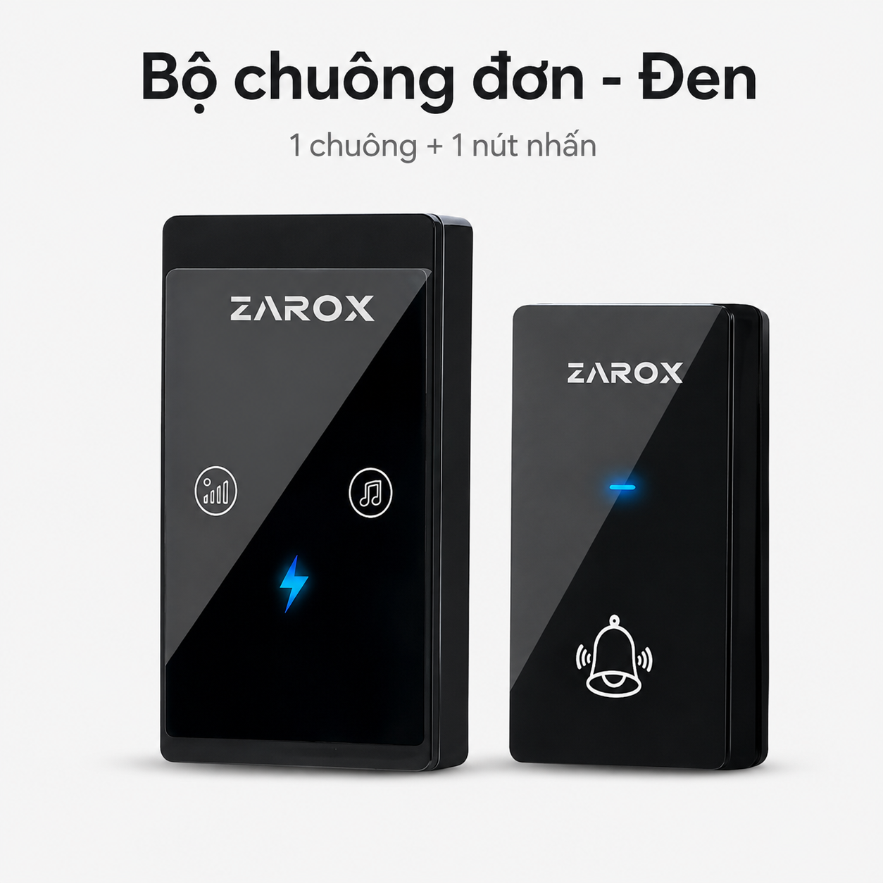 Bộ chuông đơn - Đen