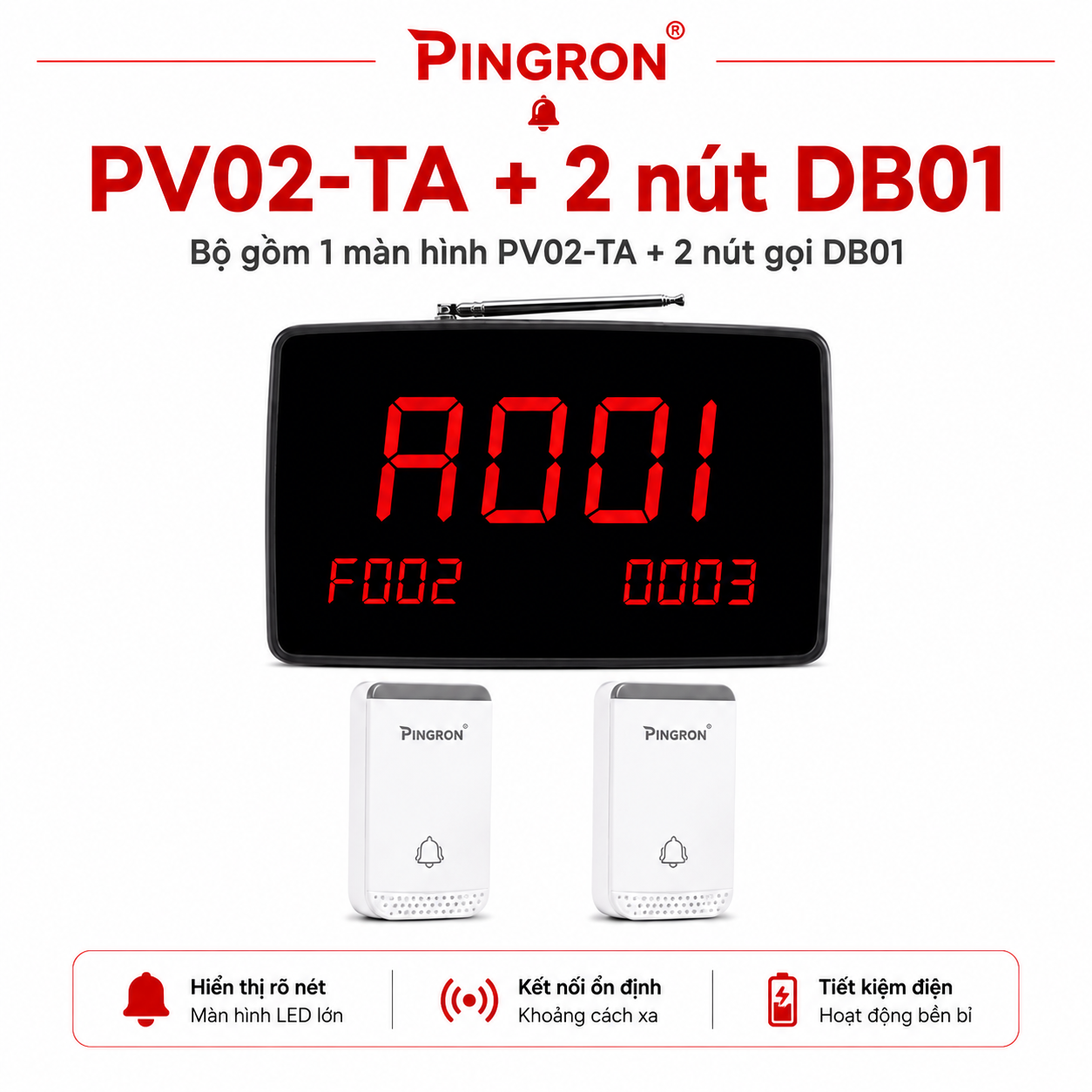 PV02-TA + 2 nút DB01