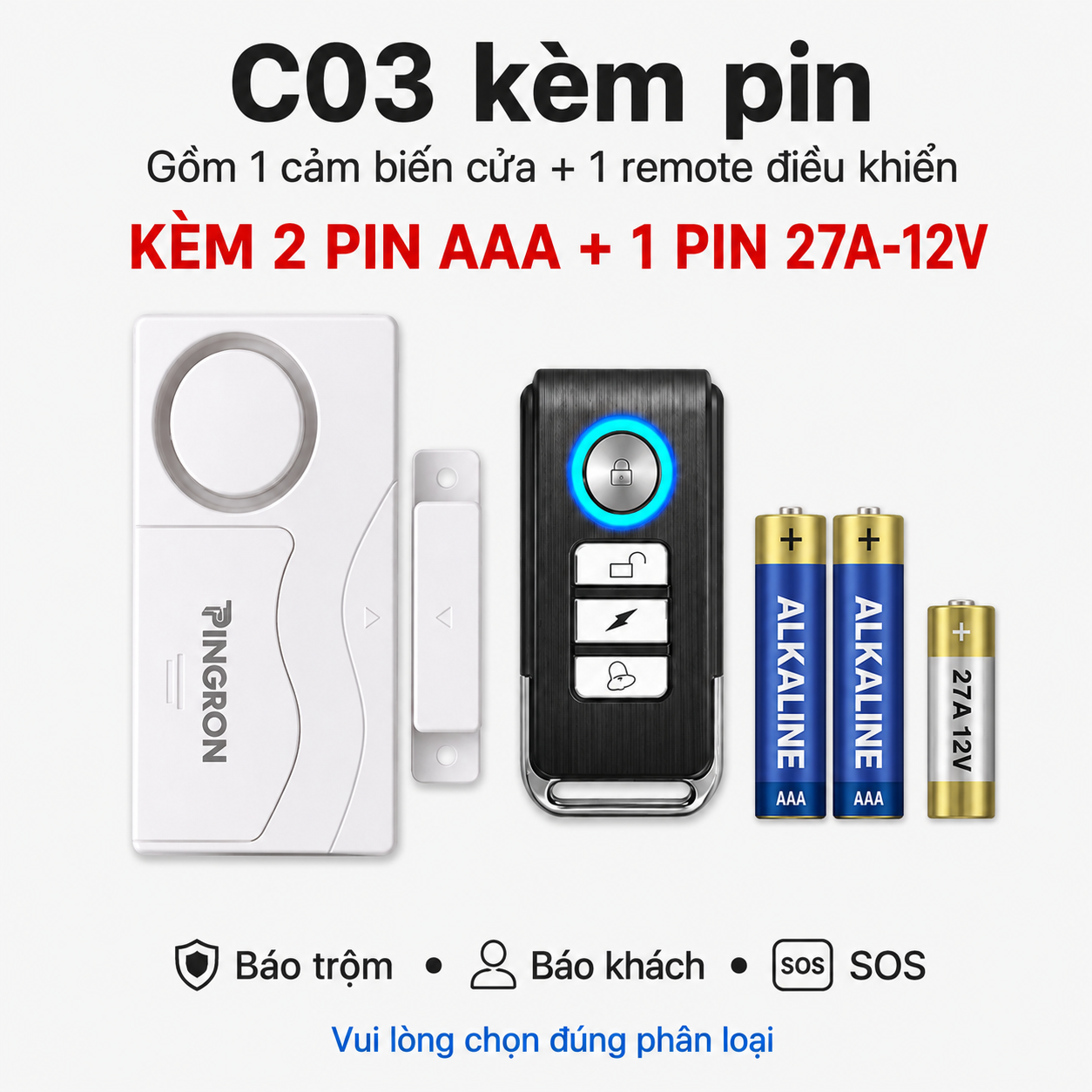 C03 kèm pin