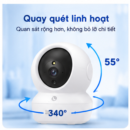 Camera WiFi EZVIZ H6c 1080P quay quét, hồng ngoại ban đêm – ảnh 2