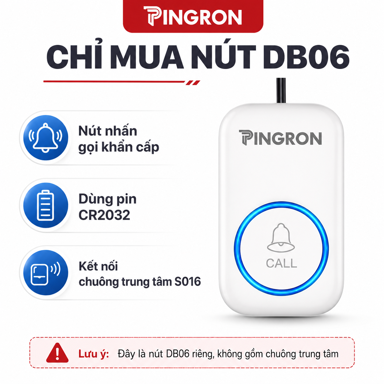 Chỉ mua nút DB06