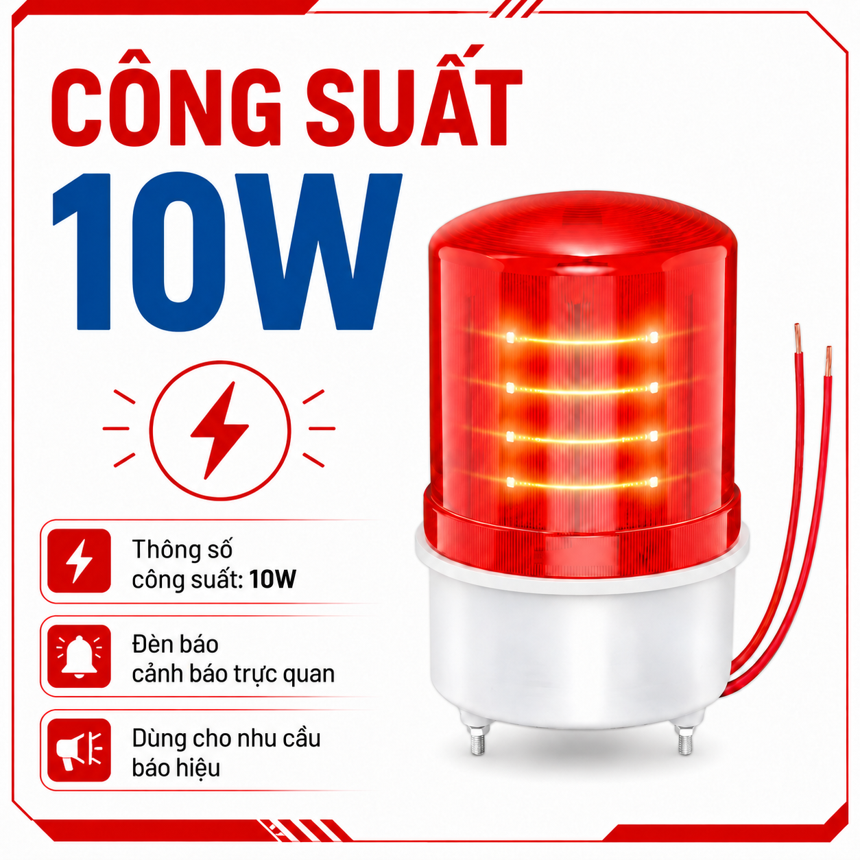 Đèn báo động PINGRON L18 công suất 10W