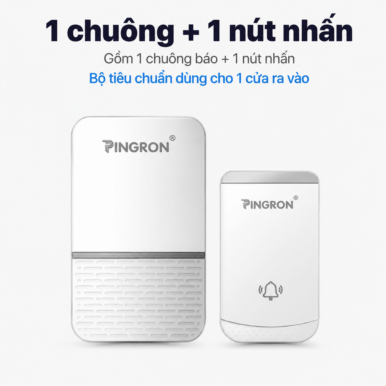1 chuông + 1 nút nhấn
