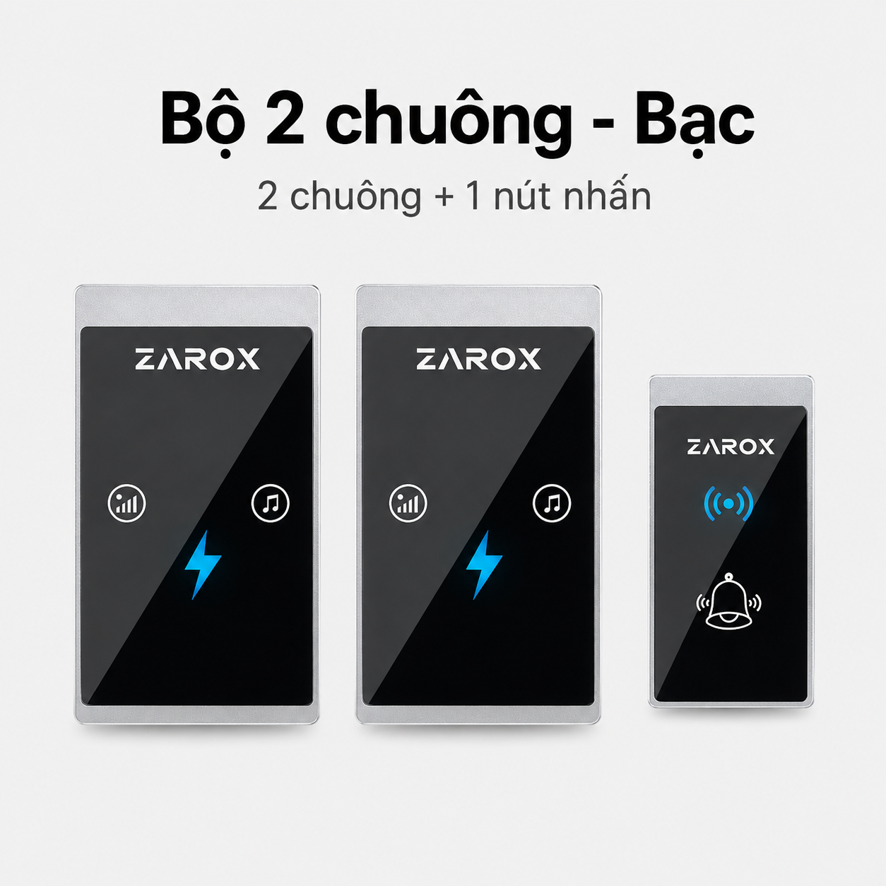Bộ 2 chuông - Bạc