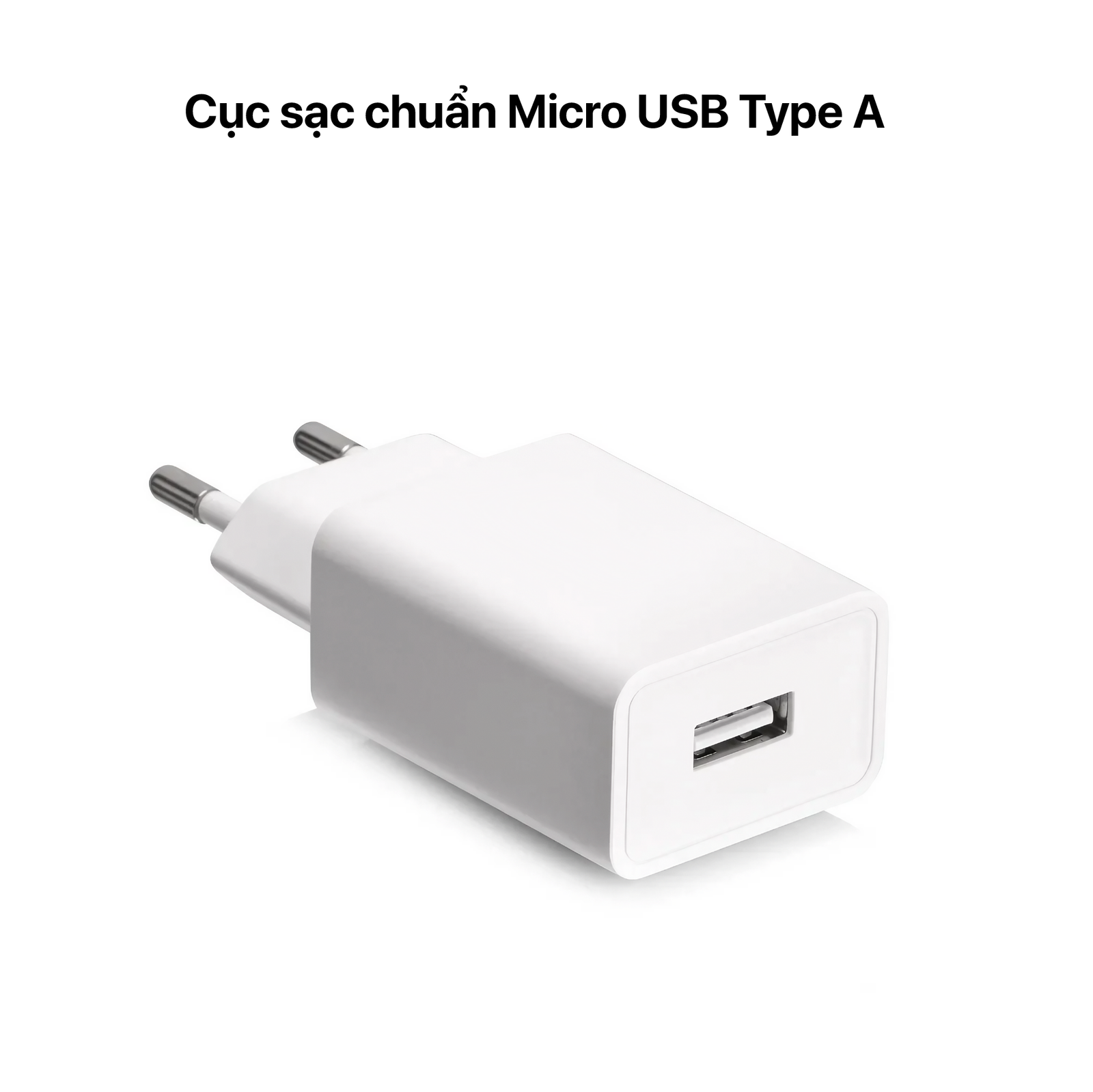 Củ Sạc USB-A 5V 2A Kèm Cáp Micro USB 1,5M – ảnh 2