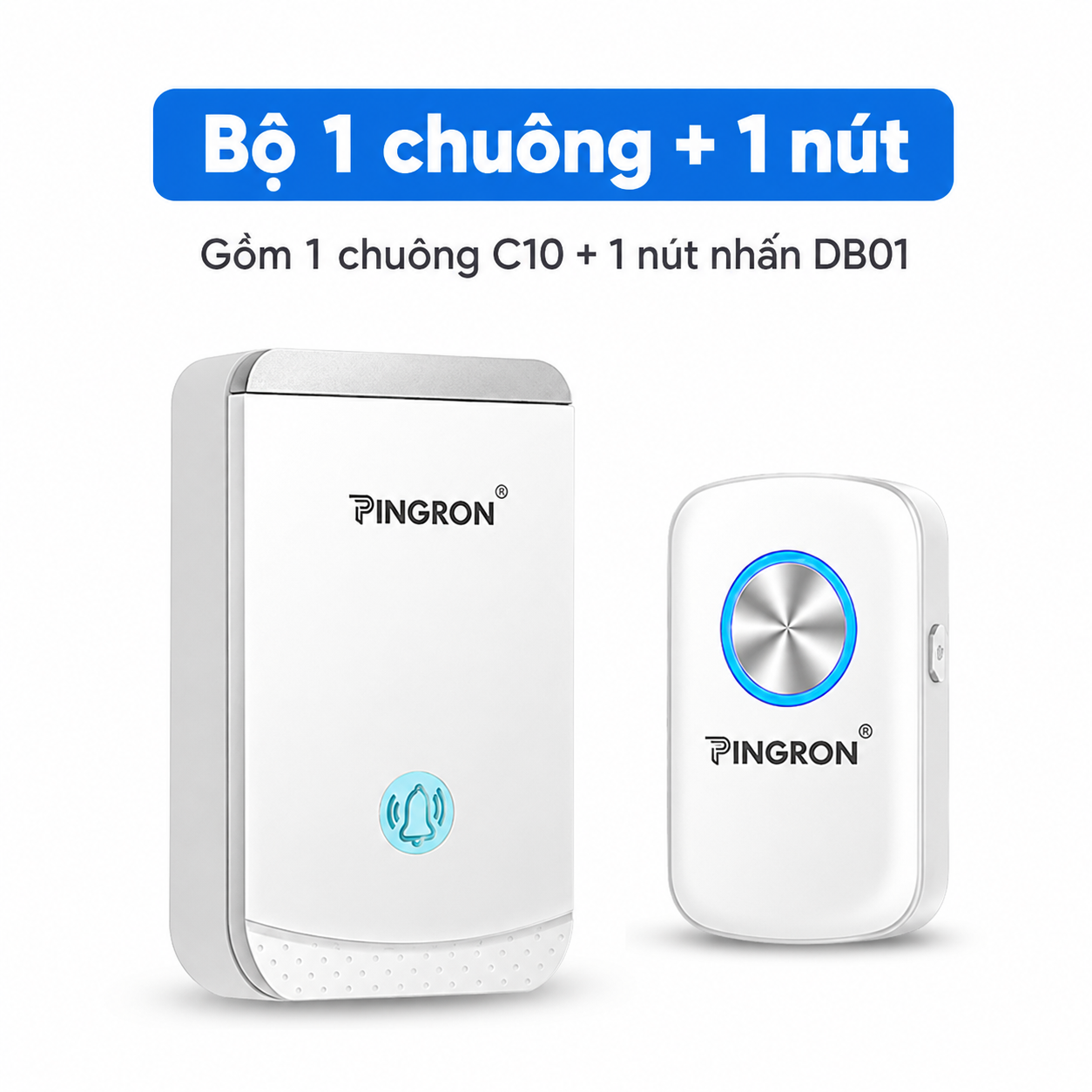 Bộ 1 chuông + 1 nút