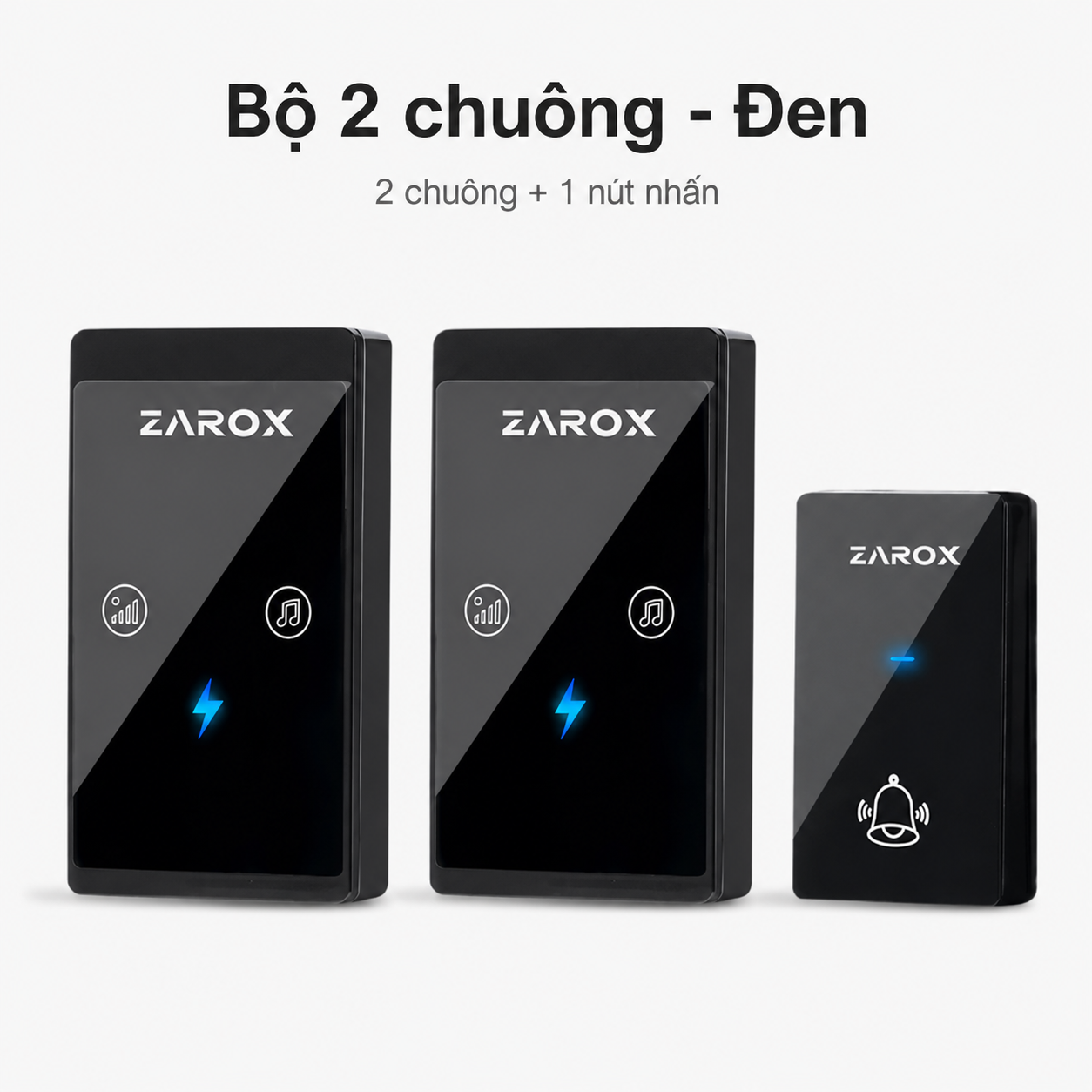 Bộ 2 chuông - Đen