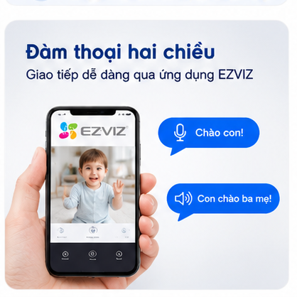 Camera WiFi EZVIZ H6c 1080P quay quét, hồng ngoại ban đêm – ảnh 7