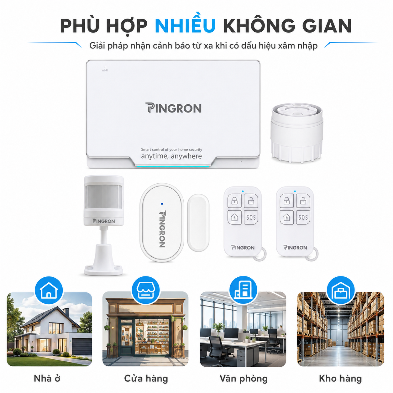 Chuông báo khẩn cấp người già Pingron S016W kèm nút SOS N03 / N02 / DB06 – image 7
