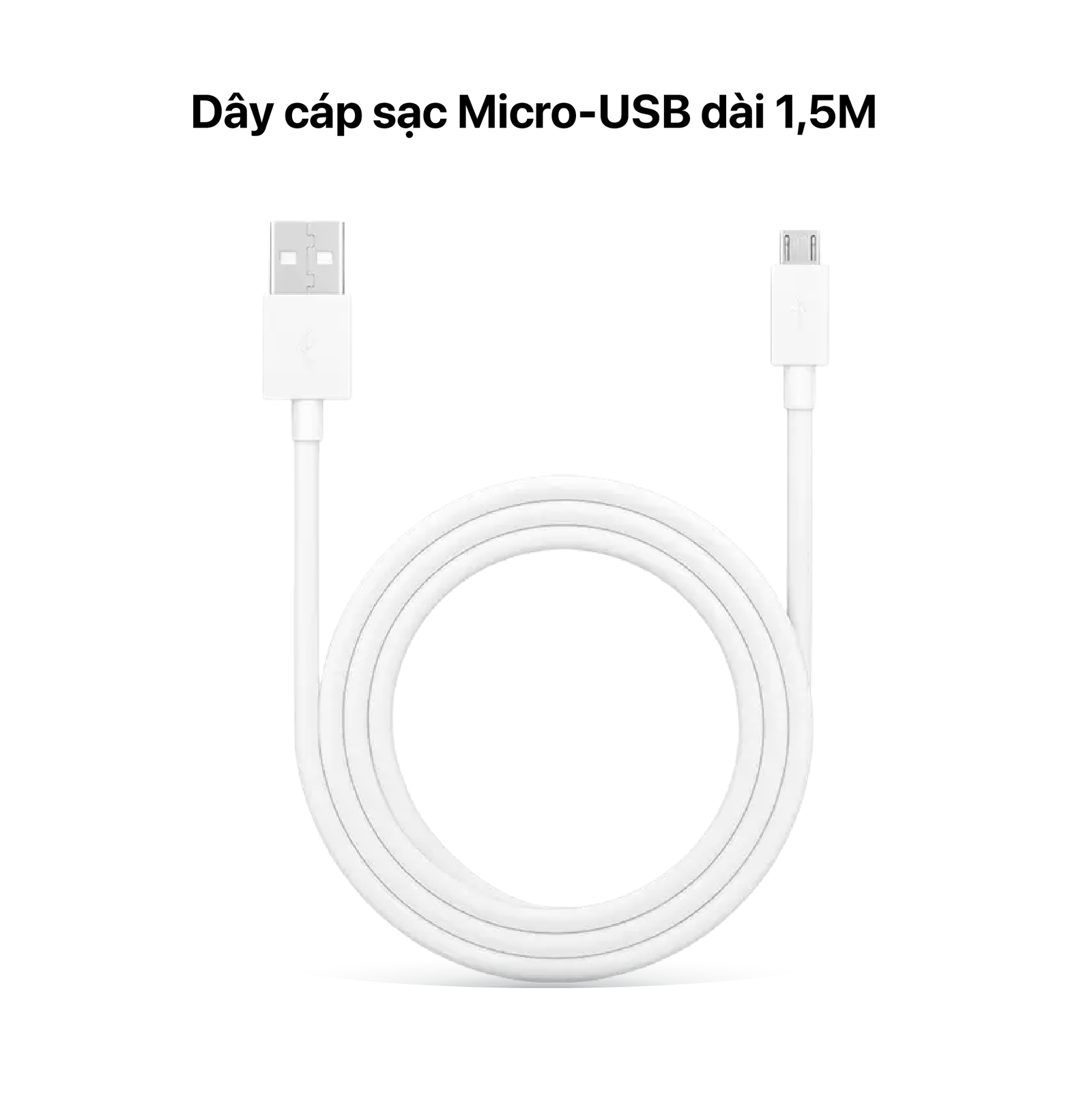 Củ Sạc USB-A 5V 2A Kèm Cáp Micro USB 1,5M – ảnh 4